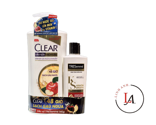 Gội Clear 880g/854ml hương táo Km